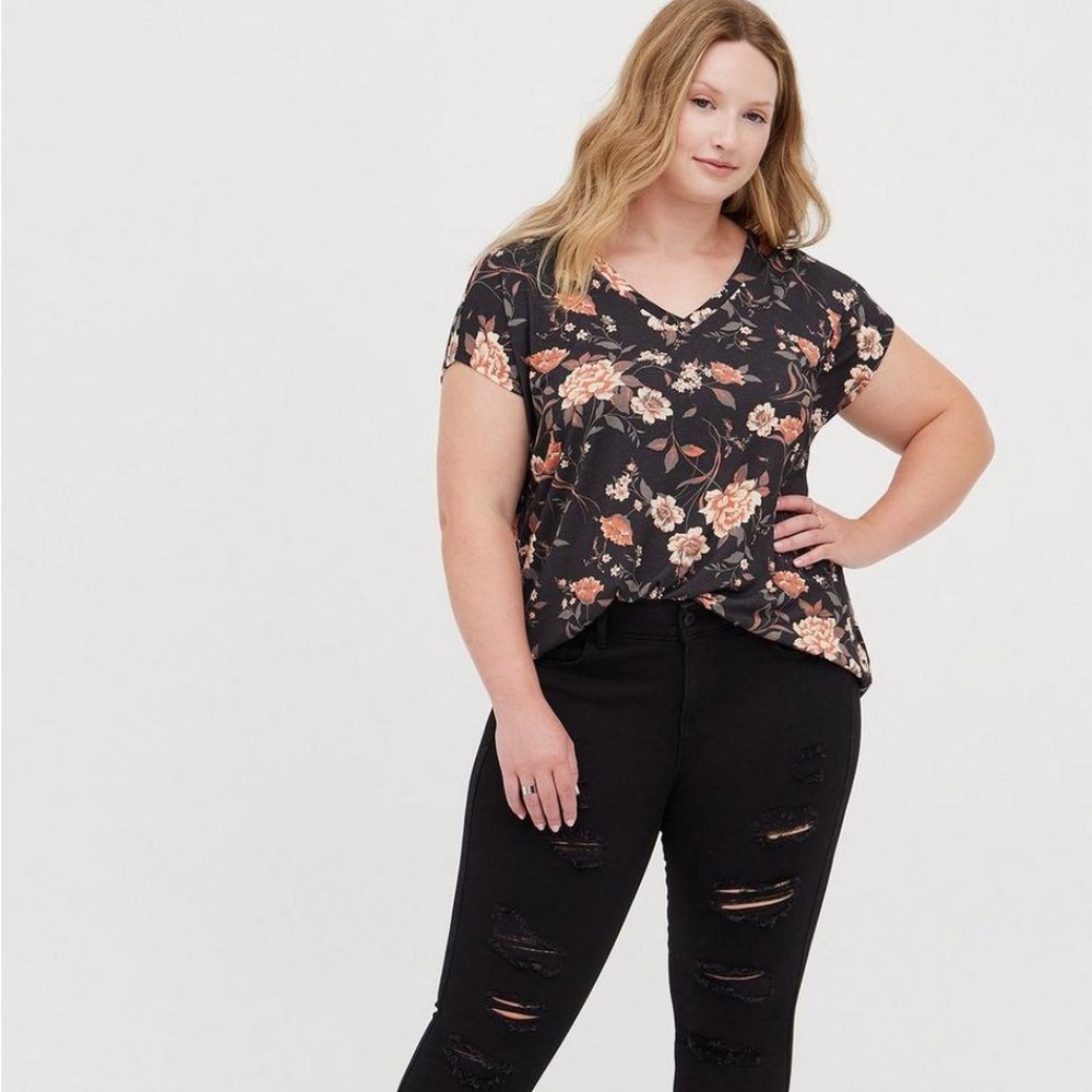Torrid Knit Cupro Dolman Tee 5